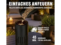 Landmann Tisch-Pelletfackel 53 cm, Schwarz