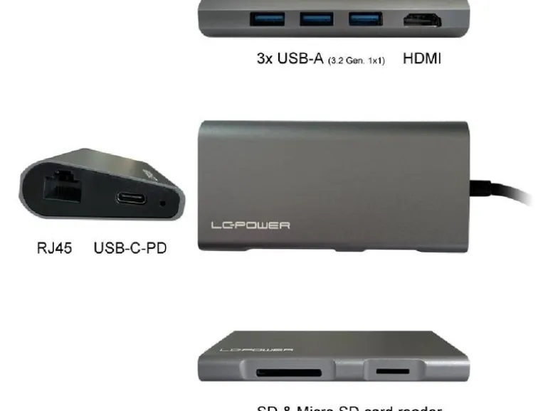 LC-Power USB-Hub LC-HUB-C-MULTI-5