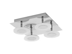 Ledvance Badezimmerleuchte SMART+ Orbis Wave, 4 x 5 W, Chrome, 30 cm