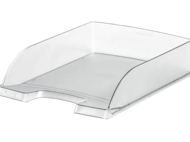 Leitz Ablagekorb Plus Standard Frost Transparent/Weiss