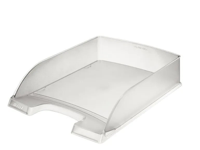 Leitz Ablagekorb Plus Standard Frost Transparent/Weiss