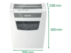Leitz Bürogeräte Aktenvernichter IQ Home Office, P-4, bis zu 10 Blatt