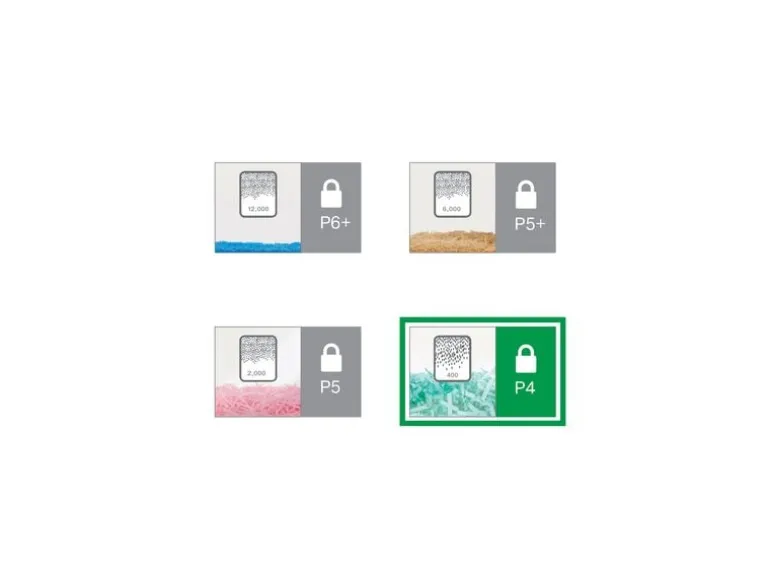 Leitz Bürogeräte Aktenvernichter IQ Home Office, P-4, bis zu 10 Blatt