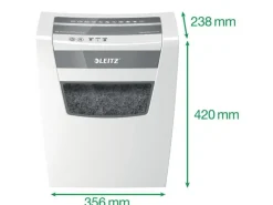 Leitz Bürogeräte Aktenvernichter IQ Home Office, P-4, bis zu 10 Blatt