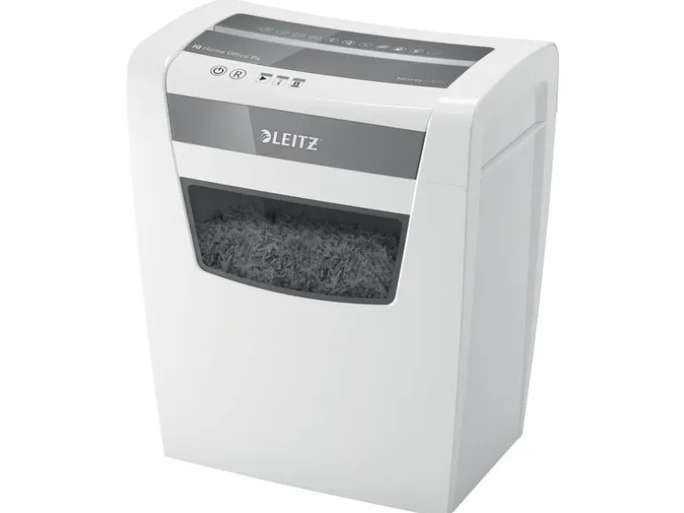 Leitz Bürogeräte Aktenvernichter IQ Home Office, P-4, bis zu 10 Blatt