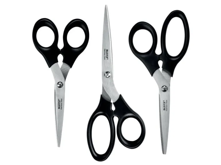 Leitz Schere 16.5, 18.5, 20 cm, Edelstahl