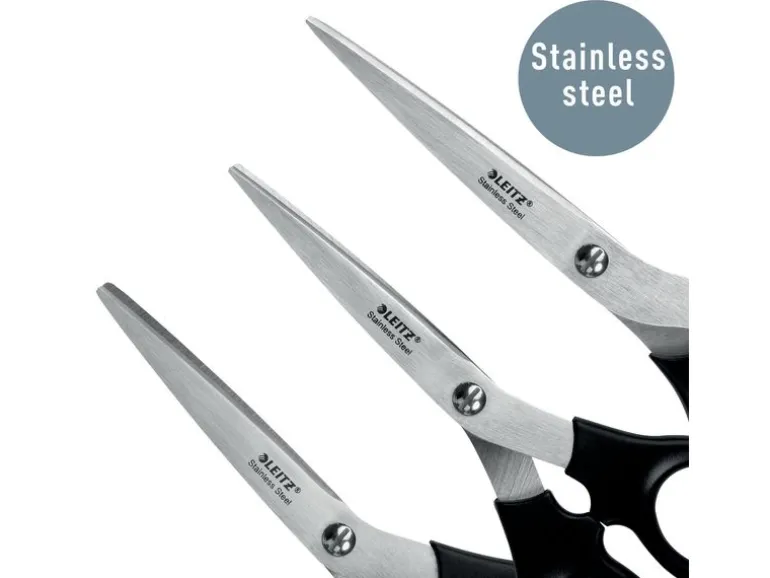 Leitz Schere 16.5, 18.5, 20 cm, Edelstahl