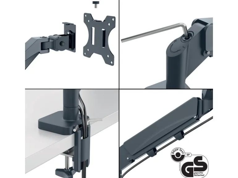 Leitz Workplace Ergo Single Monitorarm