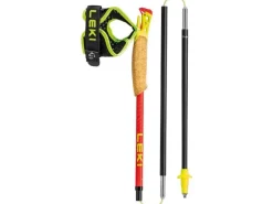 LEKI Wanderstock Ultratrail FX.One Superlite 115 cm Rot/Gelb