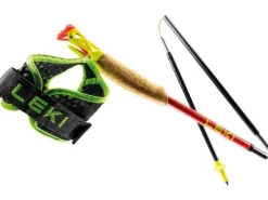 LEKI Wanderstock Ultratrail FX.One Superlite 115 cm Rot/Gelb