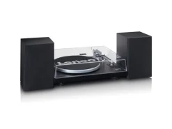 Lenco LS-500 Holz schwarz mit Bluetooth-Empfang
