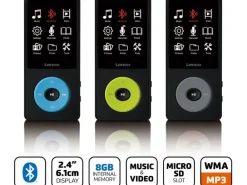 Lenco MP3 Player Xemio-860 Neongrün; Schwarz