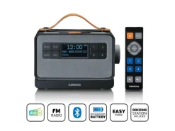 Lenco PDR-065BK DAB+ Kunststoff Schwarz