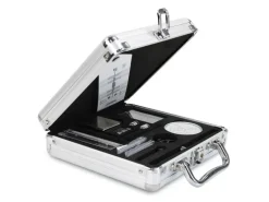 Lenco Plattenspieler Zubehörset 12in1 Aluminium Silberfarben