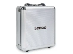 Lenco Plattenspieler Zubehörset 12in1 Aluminium Silberfarben