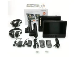 Lenco Portabler Dual DVD Player DVP-1046BK