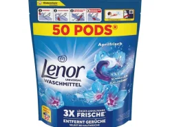 Lenor Waschmittel Kapseln All-in-1 Pods Aprilfrisch 100 Stück