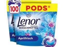 Lenor Waschmittel Kapseln All-in-1 Pods Aprilfrisch 100 Stück