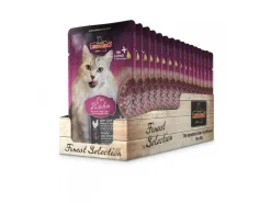 Leonardo Cat Food Nassfutter Huhn Pur, 16 x 85 g