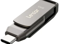 Lexar USB-Stick JumpDrive Dual Drive D400 64 GB