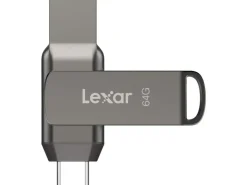 Lexar USB-Stick JumpDrive Dual Drive D400 64 GB