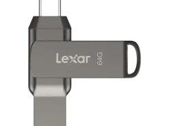 Lexar USB-Stick JumpDrive Dual Drive D400 64 GB