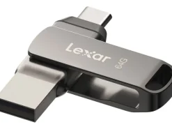 Lexar USB-Stick JumpDrive Dual Drive D400 64 GB