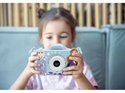 Lexibook Kinderkamera Schneekönigin mit Schutz Blau/Dunkelviolett