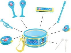 Lexibook Musikinstrument Peppa Wutz 7-teiliges Musikset
