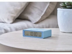Lexon Digitalwecker Flip Mini Hellblau