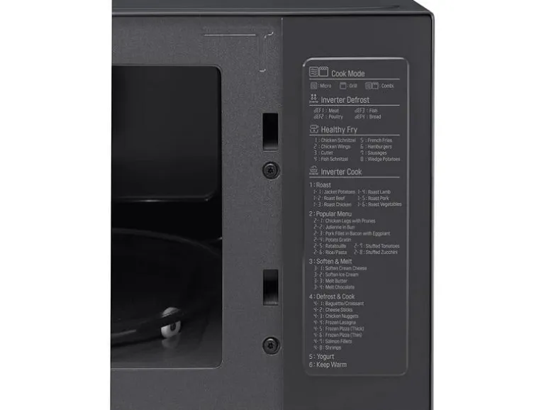 LG Mikrowelle mit Grill MH6565CPB Schwarz