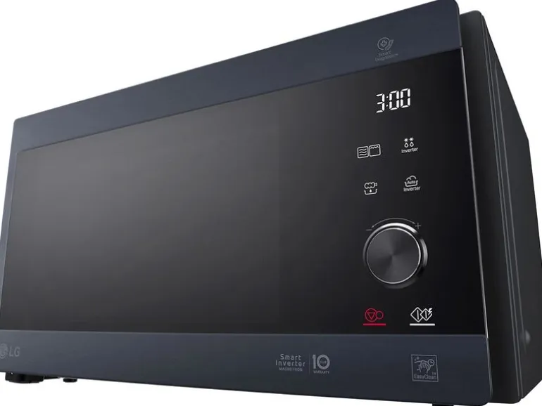 LG Mikrowelle mit Grill MH6565CPB Schwarz