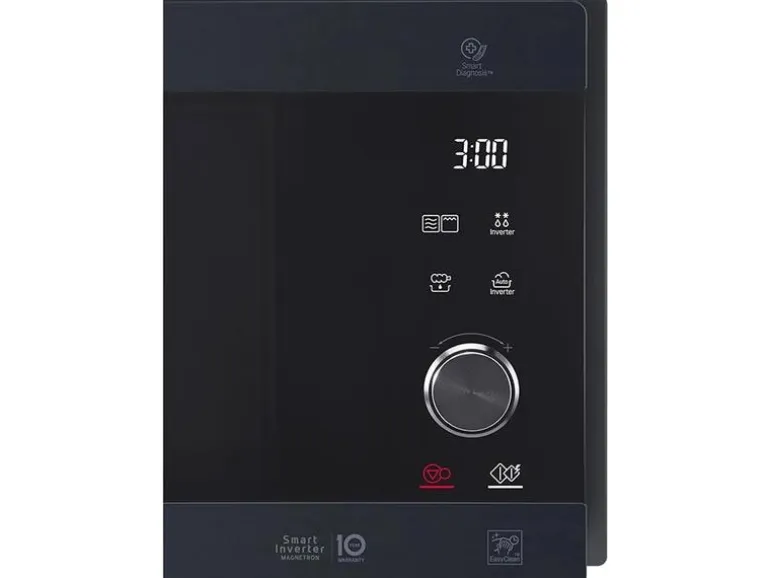 LG Mikrowelle mit Grill MH6565CPB Schwarz