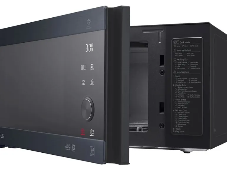 LG Mikrowelle mit Grill MH6565CPB Schwarz