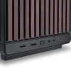 Lian Li PC-Gehäuse A3-mATX Wood Edition Schwarz/Walnuss