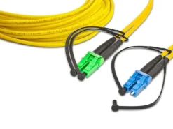 Lightwin LWL-Patchkabel Singlemode LC/APC – LC, OS2, Duplex, 2 m