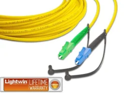 Lightwin LWL-Patchkabel Singlemode LC/APC – LC, OS2, Simplex, 2 m