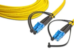 Lightwin LWL-Patchkabel Singlemode LC – LC, OS2, Duplex, 2 m