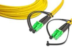 Lightwin LWL-Patchkabel Singlemode LC/APC – LC/APC, OS2, Duplex, 2 m