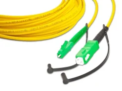 Lightwin LWL-Patchkabel SM LC/APC – SC/APC, OS2, Simplex, 10 m