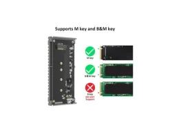 LMP Externes Gehäuse DataFlash USB4 M.2/Palm-sized NVMe SSD
