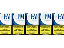 L&M Zigaretten Fine Cut Blue Label Box Stange à 10 Pack