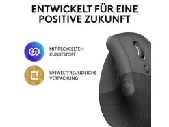 Logitech Ergonomische Maus Lift Graphite