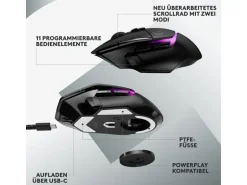 Logitech Gaming-Maus G502 X Plus Schwarz
