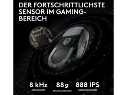 Logitech Gaming-Maus Pro X Superlight 2 Lightspeed Schwarz