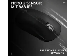 Logitech Gaming-Maus Pro X Superlight 2 Lightspeed Schwarz
