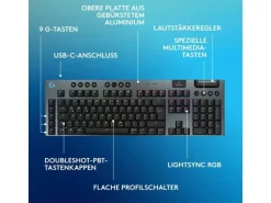 Logitech Gaming-Tastatur G915 X Lightspeed GL Tactile