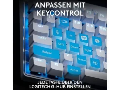 Logitech Gaming-Tastatur Pro X TKL Rapid Weiss