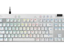 Logitech Gaming-Tastatur Pro X TKL Rapid Weiss