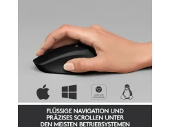Logitech Maus M330 Silent Plus schwarz